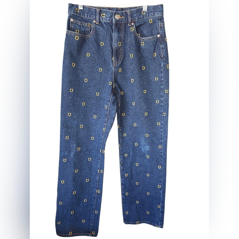 BDG by Urban Outfitters High -Waisted Cowboy Horseshoe Jeans Size 29 100% Cotton